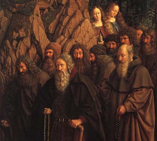Holy Hermits, from the Ghent altarpiece
